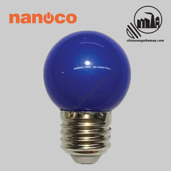 BÓNG ĐÈN LED BULB TRANG TRÍ NANOCO E27 xanh lam_chieusangnhamay