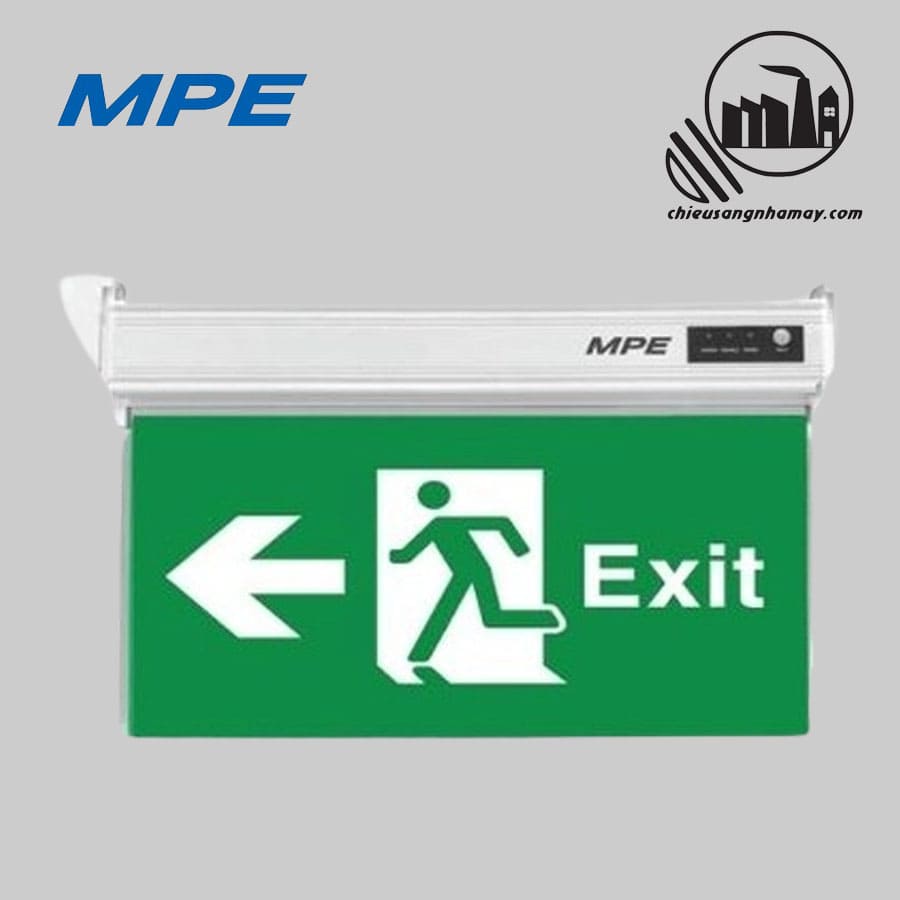 Đèn thoát hiểm 1 mặt trái MPE EXL_chieusangnhamay