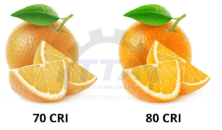 CRI = 80 cho ánh sáng tốt hơn_chieusangnhamay